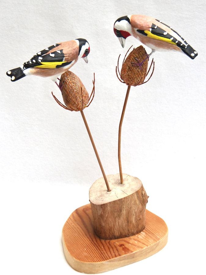 Two Goldfinches