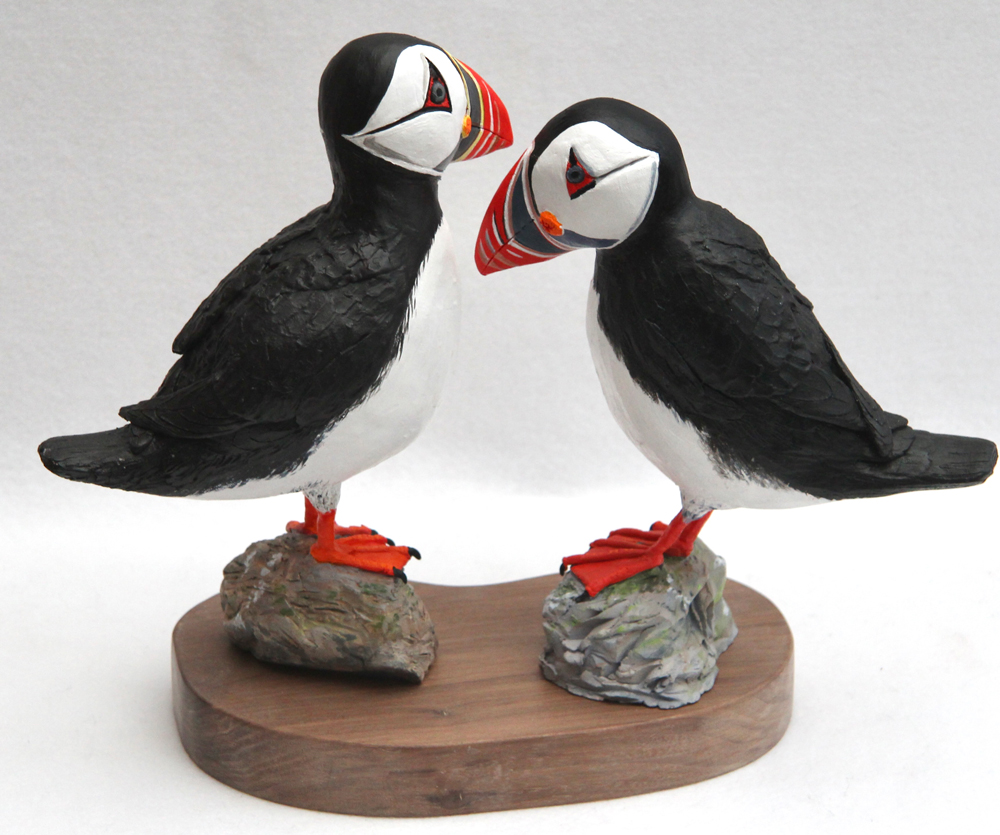 Two Puffins