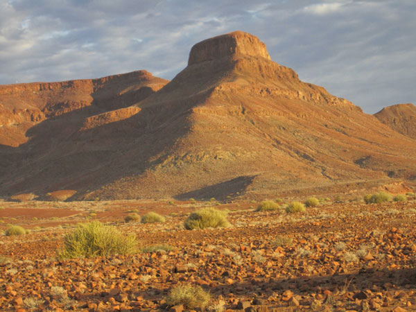 Flat-topped Conical Mountain